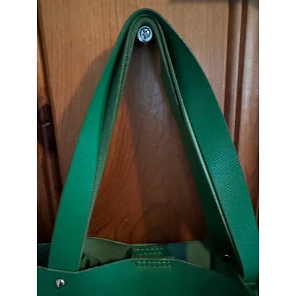 Pulicati Leather Tote green bag - Picture 6 of 15